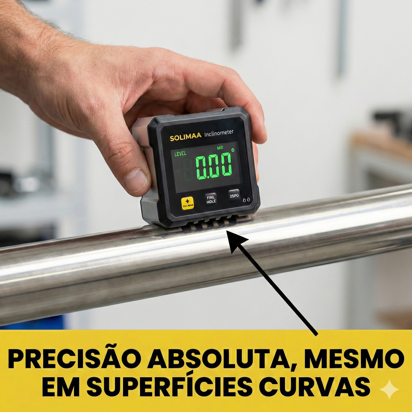 Solimaa® - Nível Digital Magnético