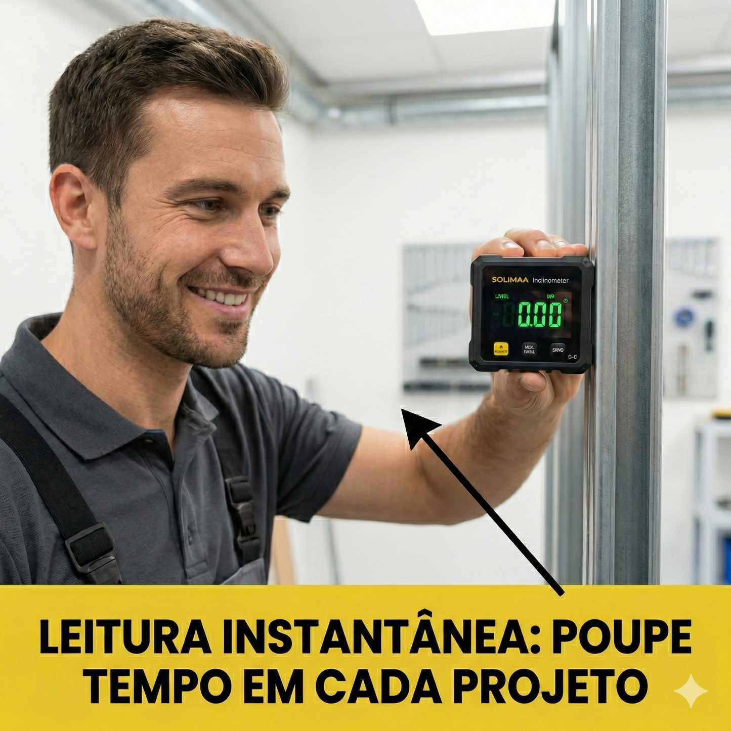 Solimaa® - Nível Digital Magnético